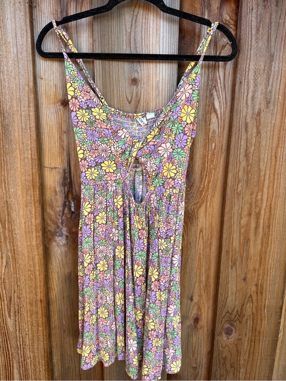 Roxy Floral Tank Dress in Yellow, Pink, Green